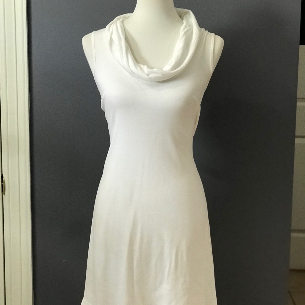 Cowlick neck cotton dress!